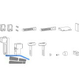 HAUTAU ATRIUM HS Zubeh�r-Beutel 129 f�r F�hrungsschiene Nr. 1/1 und 6, Schema A