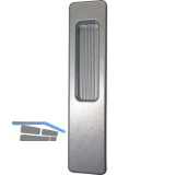 HAUTAU ATRIUM HS Griffmuschel au�en, Aluminium Edelstahl-Effekt