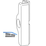 HAUTAU ATRIUM HKS 200 Z Schlie�teil Holz Eurofalz glatt 12/18-9 mm silber