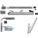 HAUTAU FL190 �ffnerschere mit Aufschraub-Fl�gelbock Euronut Ausf�hrung E silber