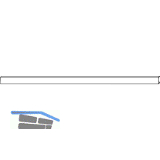 HAUTAU FL190 Abdeckprofil gerade L=2000 mm Aluminium silber eloxiert
