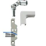 HAUTAU FL190 Winkel-Doppelkreuzgelenk-Set 200 WA Stahl verzinkt / silber