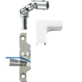 HAUTAU FL190 Winkel-Doppelkreuzgelenk-Set 200 WA Stahl verzinkt / wei�