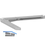 HAUTAU Elektrobeschlagschere SBS 30-600 Comfort Drive 24V Hub 600 mm silber