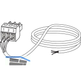 HAUTAU Anschlussleitung SBS Comfort Drive 24V 3-poliger Stecker L=6 m grau