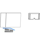 MACO HS Zubeh�r-Beutel f�r Laufschiene unten flach Holzschwelle, schwarz