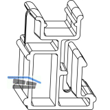 MACO Fiber-Therm Grundk�rper Verbreiterungsverbinder 140 mm, silber (455125)