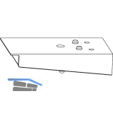 MACO Fiber-Therm Dichtungsplatte, Zwischenprofil 99 mm, schwarz (455152)
