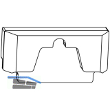 MACO Fiber-Therm Dichtungsst�ck f�r Laufschiene hoch, silber (454858)