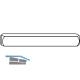 MACO HS Vierkantstift Griff innen/au�en, TS68, VK 10x138 mm, Stahl (30016)