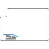 MACO Fiber-Therm Einschubprofil f�r Grundk�rper/gro�e Kammer, L=1000 mm, silber