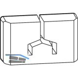 MACO HS Dichtungsst�ck f�r F�hrungsschiene universal nieder silber