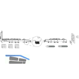 MACO HS Grundkarton Laufwagen 300 kg, mit B�rsten, silber (103065)
