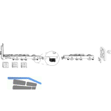 MACO HS Grundkarton Laufwagen 300 kg ohne Bolzen, mit B�rsten, silber (103559)