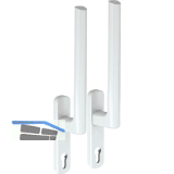 MACO HS Griffgarnitur 12, PZ innen/au�en, TS 56-68 mm, wei� (103670)