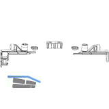 MACO HS Zubeh�r Standard f�r F�hrungsschiene oben fl�chenb�ndig, silber (104779)