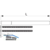 MACO HS Griffbefestigung-Set f�r Griff innen/Griff au�en, TS 58-92 mm