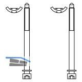 GU Thermostep Eckverbinder-Befestigungsset unten