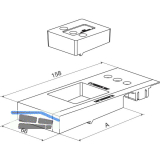 GU Thermostep Rahmen-Eckverbinder-Set unten IV68