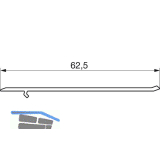 GU Thermostep 164 Trittschwelle P1642, L=3300 mm, Alu silber eloxiert