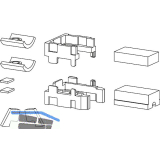 GU HS-Spaltl�ftung Zubeh�r-Beutel, F�hrung P1786, Laufschiene 5 P1636