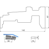 GU Thermostep 164 Bodenschwellen Verbinder-Set