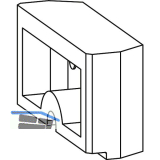 GU HS Anschlussteil unten zu Laufschiene H�he 5 mm Kunststoff grau