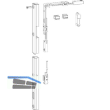 GU HS Aushebeschutz Eckumlenkung-Set Metall