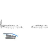 MACO HS Grundkarton Laufwagen 300 kg mit B�rsten ohne Zubeh�r silber (105509)