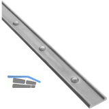 ARTEFERRO Hespeneisen 30 x 8 x 2000 mm, genietet, Schmiedeeisen