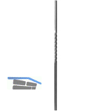 ARTEFERRO Anfangstab mittig gedreht, 30x30 x1200mm, Schmiedeeisen