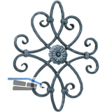 ARTEFERRO Zierelement, Profil 12 x 12 mm, 430 x 530 mm, Schmiedeeisen