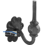 ARTEFERRO Handlauftr�ger mit Anschwei�ende und Zierknopf, Schmiedeeisen