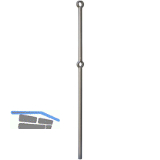 ARTEFERRO Gelochter Steher, � 25 mm, rund mit 2 L�cher, 1200 mm, Schmiedeeisen