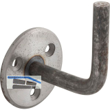 ARTEFERRO Handlauftr�ger mit Anschwei�ende, � 64 mm, Schmiedeeisen