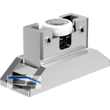 GU HS Mittenabst�tzung P2301 F�hrungsschiene ab 2000 mm silber