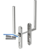 GU HS Drehgriffgarnitur BELCANTO 180� Griff innen/au�en mit PZ Edelstahl