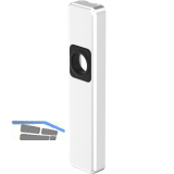 GU HS Deckrosette DIRIGENT innen ohne PZ silber