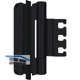 SIMONSWERK Objektband VX 7859/160-4 FD 18/12, Bandh�he 160 mm,Edelstahl schwarz