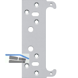 SIMONS Befestigungsplatte f�r Futterzarge zu TECTUS TE 240 3D, Stahl verzinkt