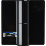 HEWI Aufschraubband B9505.50, links, Stahl/Kunststoff schwarz