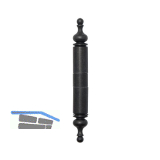 Aufsteckh�lsen 3- teilig Ziereichel, 16 mm, Schmiedeeisen verzinkt geschw�rzt