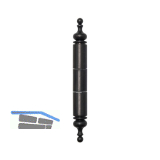 Aufsteckh�lsen 3- teilig Ziereichel, 18 mm, Schmiedeeisen verzinkt geschw�rzt