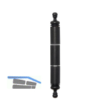 Aufsteckh�lsen 3- teilig Ziereichel, 20 mm, Schmiedeeisen verzinkt geschw�rzt