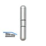 Aufsteckh�lsen 3- teilig, 16 mm, Messing verchromt matt