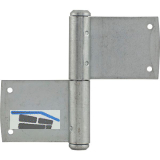 T�rnussband, Stift � 13 mm, Bandh�he 120 mm, links, Stahl verzinkt