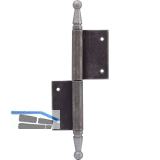 T�rnussband mit Zierkopf, links, 90 x 140 mm, Stahl blank