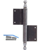 T�rnussband mit Zierkopf, rechts, 140 x 210 mm, Stahl blank