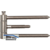 Steckband 3-teilig 18 mm, brandschutztauglich, Stahl vernickelt