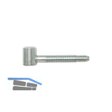 SOLIDO Einbohrband-Oberteil mit Zylinderkopf, � 16 mm, f�r Holz, Stahl verzinkt